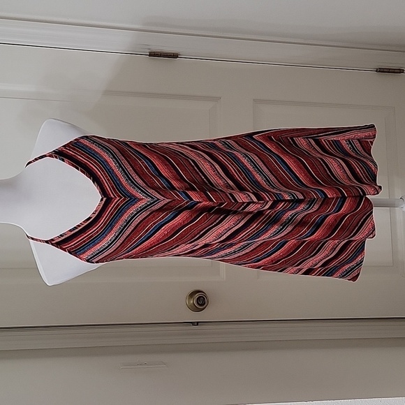 SHEIN Size M (6) Chevron Print Racerback Cami Dress, Excellent Used Condition - Picture 1 of 13